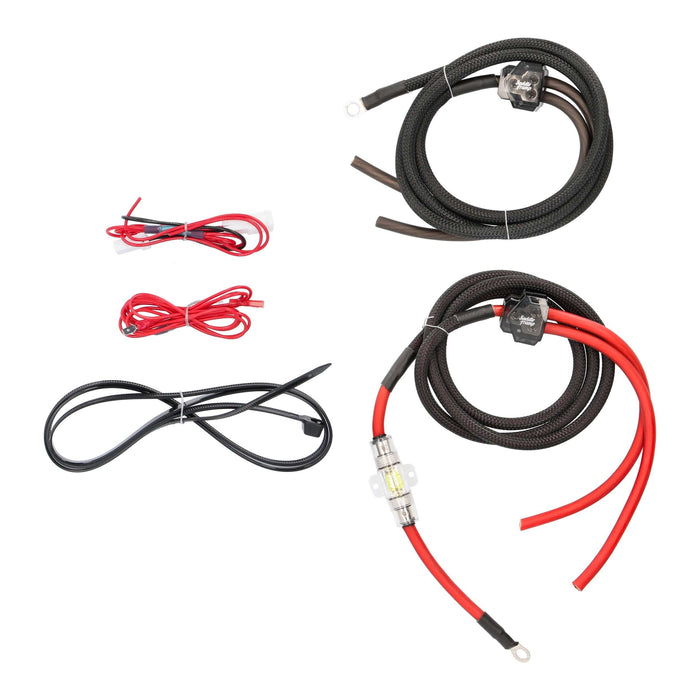 Metra BC-9704 Front Fairing Amp Wiring Kit 4 AWG OFC for Harley Davidson® FLH & FLT 1998