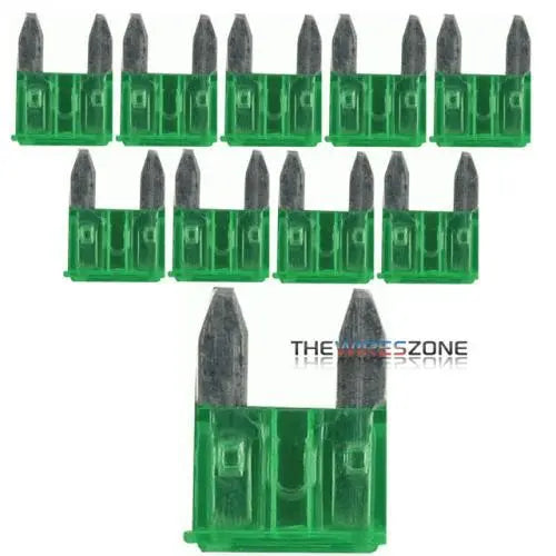 MINIF30 Automotive 30 Amp Mini ATM Fuse (10/pack) The Wires Zone