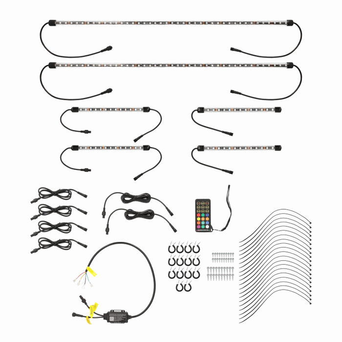 Metra MPS-UNDG-KT1 6 Sealed LED Underglow for Kit UTV, ATV, Golfcart Vehicles w/ Controller