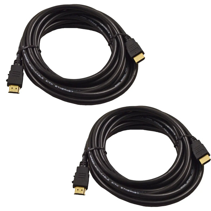 Male HDMI to HDMI 5 Feet AV Cable with Ethernet for HDTV DVD PC 1080p 1080i 4K (1-5 Pack) Others