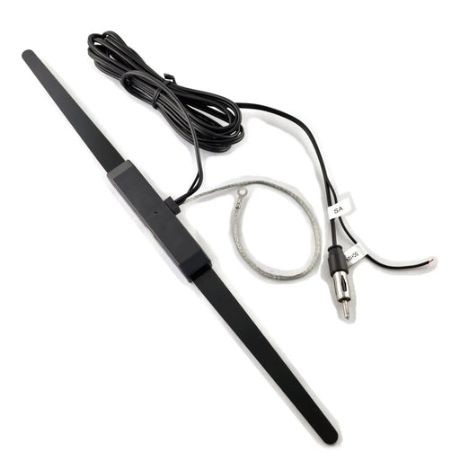 Metra 44-UA200 Universal Amplified Glass Mount AM/FM Bands Car Antenna Metra