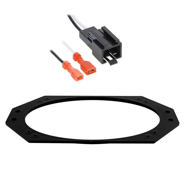 Metra 82-JP1 Speaker Adapter & Speaker Wire Harness Combo Kit for Select Jeep Wrangler 1997-2006 Metra