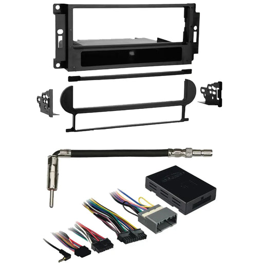 Metra 99-6507 Single DIN Dash Kit w/ AXTO-CH1 Interface Harness and Antenna Adapter Metra