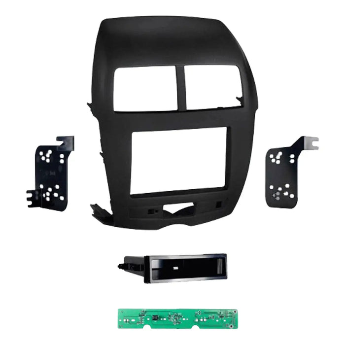 Metra 99-7014B 1/2 DIN Dash Kit for 2011-2014 Mitsubishi Outlander Sport Vehicles Metra