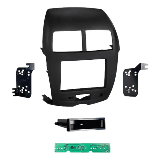 Metra 99-7014B 1 or 2 DIN Dash Kit with Amp Data Interface for 2011-2014 Mitsubishi Outlander Sport Vehicles Metra