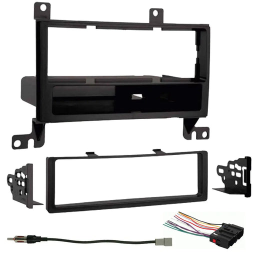 Metra 99-7325B Single DIN Dash Kit for Hyundai 2007-2012 w/ Harness & Antenna Adapter Metra