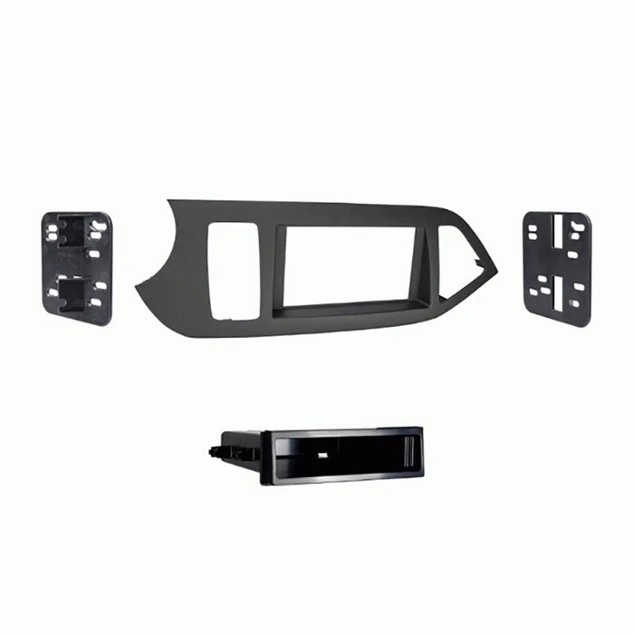 Metra 99-7370B 1/2 DIN Dash Installation Kit for Select 2015-Up Kia Picanto Vehicles Metra