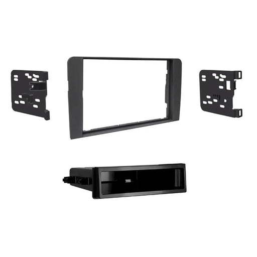 Metra 99-9109B Single or Double DIN Dash Kit for Select 2006-2013 Audi A3 Vehicles - Matte Black Metra