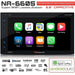 Nakamichi NA6605 6.8" Double-Din In-Dash Multi-Media Receiver Bluetooth DVD+RW Nakamichi