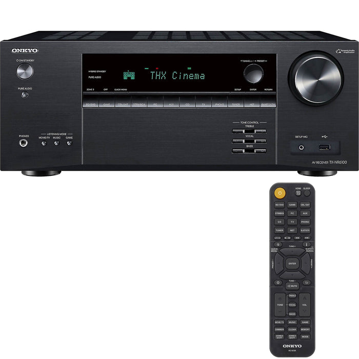 Onkyo TX-NR6100 7.2-channel THX Certified AV Receiver with Dolby Atmos Alexa Compatible