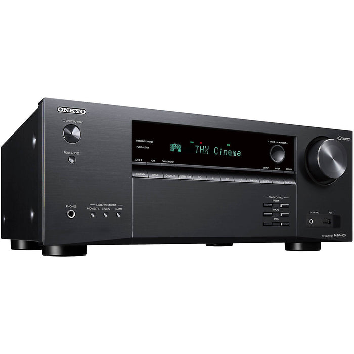 Onkyo TX-NR6100 7.2-channel THX Certified AV Receiver with Dolby Atmos Alexa Compatible