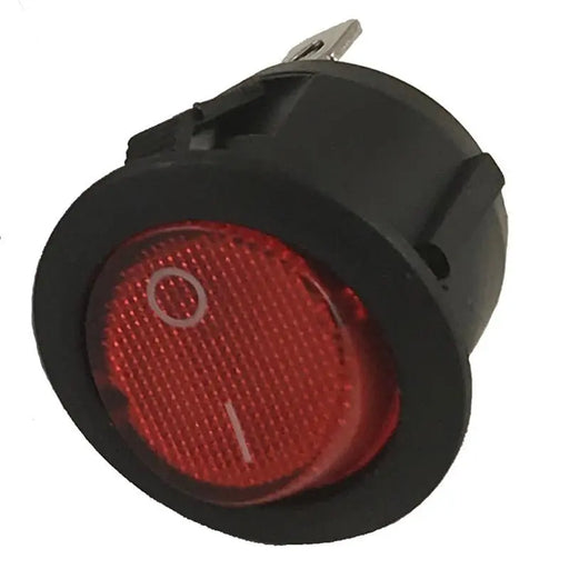 On Off Switch Round Red Light Toggle On-Off Rocker Switch 12V 3-Pin (10 Pack) The Wires Zone