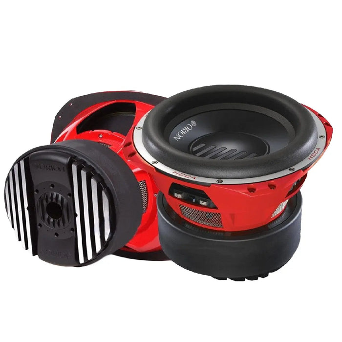 Orion HCCA154 15" Dual 4 Ohms 5000W Nominal Power Car Subwoofer DVC 2500W RMS (Each) Orion