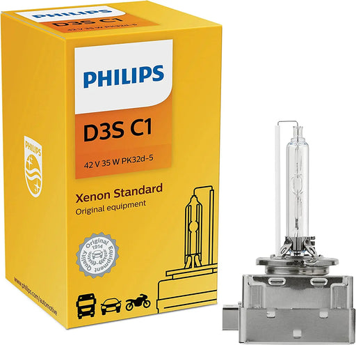 Philips D3S C1 35W 42V Xenon Standard HID Headlight Bulb Philips