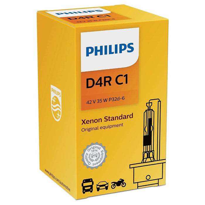 Philips D4R C1 35W 42V Xenon Standard HID Car Automotive Headlight Bulb (Pack of 1) Philips