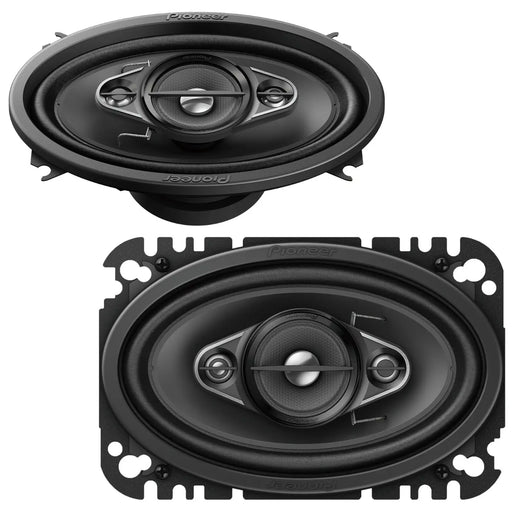 Pioneer TS-A4670F A-Series 210W Max 4"x6" 4-Way Coaxial Speakers Pioneer