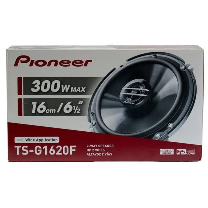 Pioneer TS-G1620F 6.5" 2-Way Coaxial Speakers 300W Max 40W Nom 6-1/2" Pioneer