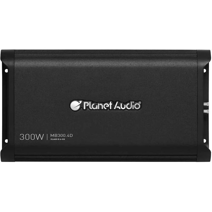 Planet Audio MB300.4D 4D Mini Bang 4 Channel 1200W Class D Power Car Amplifier Planet Audio