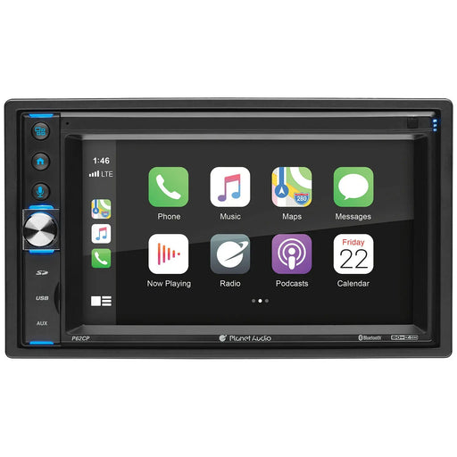 Planet Audio P62CP 6.2" Double DIN Multimedia Receiver Touchscreen Bluetooth Planet Audio