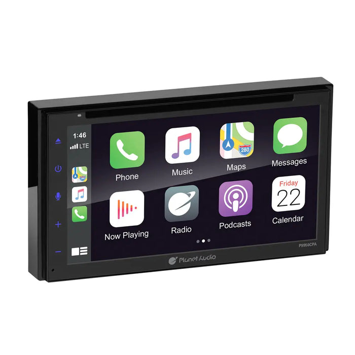 Planet Audio P9950CPA Double-DIN Android Auto DVD Player 6.75" Touchscreen Planet Audio