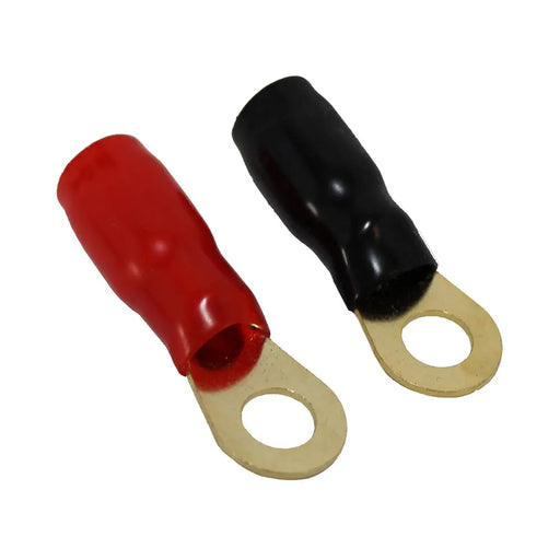 Raptor R4516RT Mid Series - 4 AWG 5/16 Gold Ring Terminals Packs of 20 Raptor