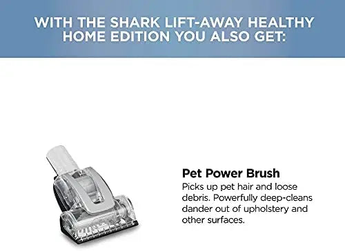 Shark nv351 Blue Lift-Away Upright Anti-Allergen Vacuum with Pet Power Brush (Refurbished) Shark