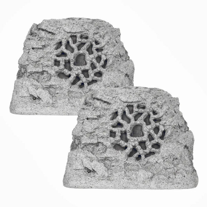 Speakercraft Ruckus 6 One 6.5"  80W Outdoor Water Resistant Rock Speaker Granite SpeakerCraft