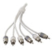 T-Spec V10R176 v10 Series Marine Grade 6-Channel Audio RCA Cable Ultra-flexible 17 FT T-Spec