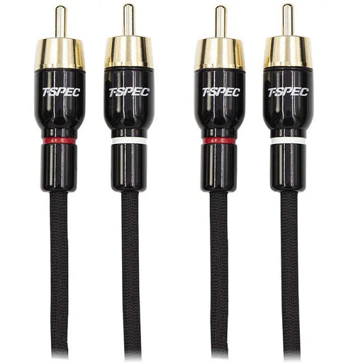 T-Spec V16RCA-1-52 V16 Series 2-Channel Gold-plated Copper RCA Audio Cables 1.5 Feet T-Spec