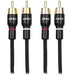 T-Spec V16RCA-102 2-Channel V16 Series RCA Audio Cables Gold-plated Copper 10ft T-Spec