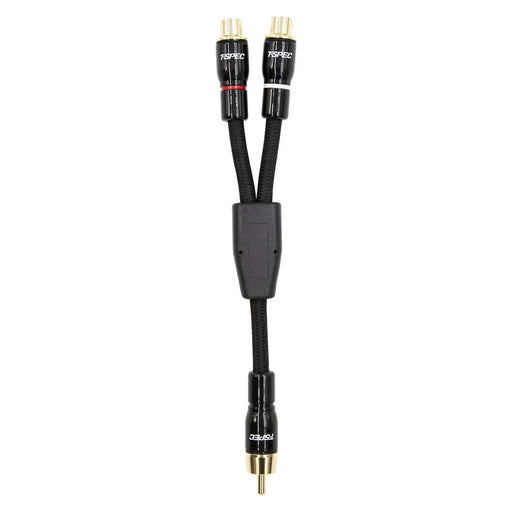 T-Spec V16RCA-Y2 V16 Series RCA Audio Cables 26AWG Gold-plated Copper 1 Male 2 Females T-Spec