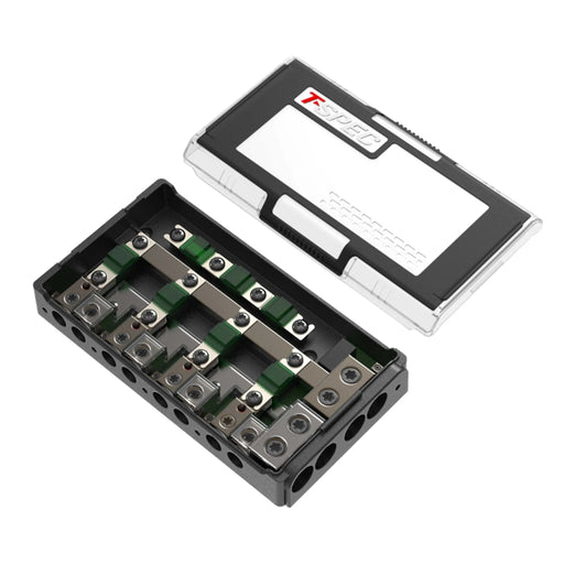 T-Spec VBDB4 Distribution Block Dual Input 4-Way Power + Ground T-Spec