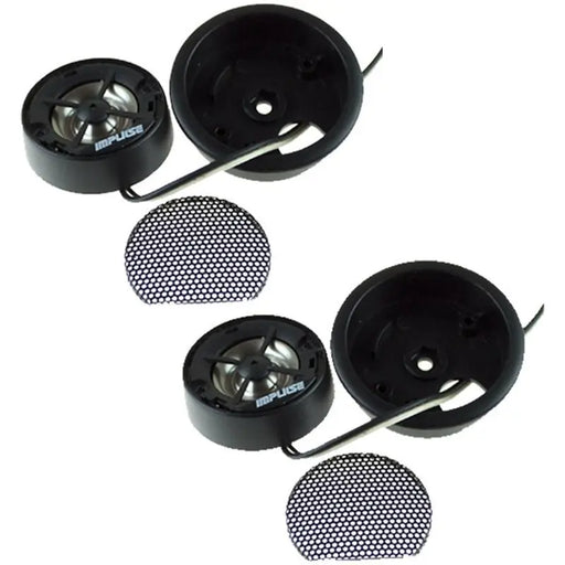 TX400 1-1/2" 120W Hard Balanced Dome Tweeter Car Audio Speaker (pair) The Wires Zone