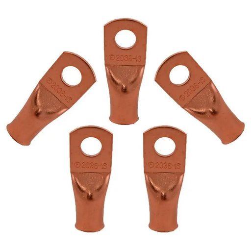 The Install Bay CUR1038 Copper 1/0 Gauge 3/8" Ring Terminal (5/pack) The Install Bay