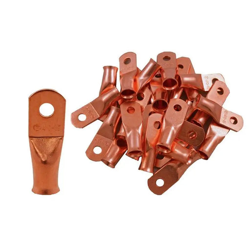 The Install Bay CUR410 Copper 4 Gauge #10 Ring Terminal (25/pack) The Install Bay