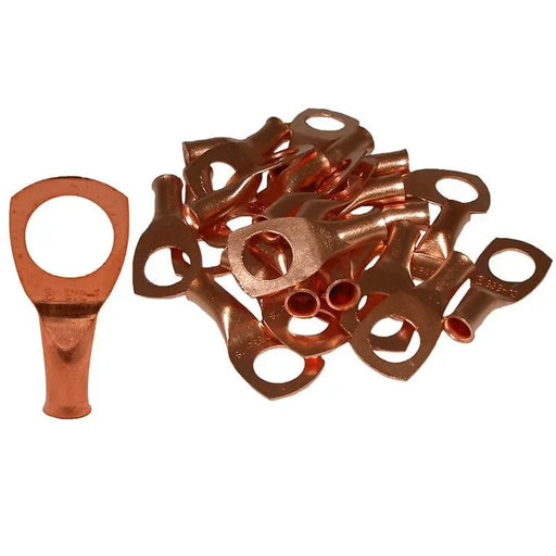 The Install Bay CUR838 Copper 8 Gauge 3/8" Ring Terminal (25/pack) The Install Bay