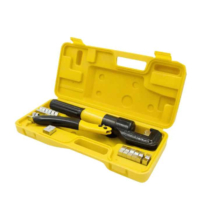 The Install Bay IBLUGT 8 to 2/0 AWG Heavy Duty Ferrules Hydraulic Lug Crimping Tool The Install Bay