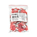 The Install Bay RNMB Red Nylon Male Bullet Connector 22-18 Gauge .156 Pack of 100 The Install Bay