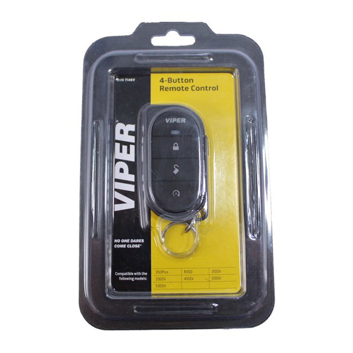 Viper 7146V 1-way Replacement 4-button Remote Control 1/4 Mile Range