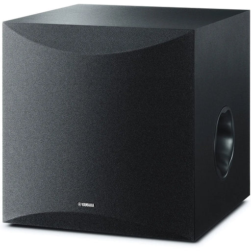 Yamaha NS-SW100 10" Compact Powered Subwoofer Stylish Matte Black Yamaha