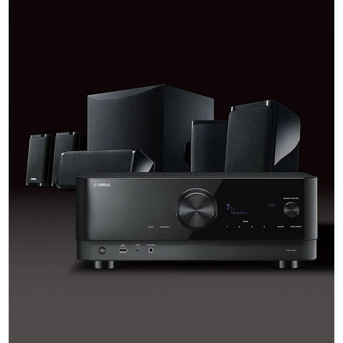 Yamaha YHT-5960U 5.1-Channel Home Theater System with 8K HDMI and MusicCast Yamaha