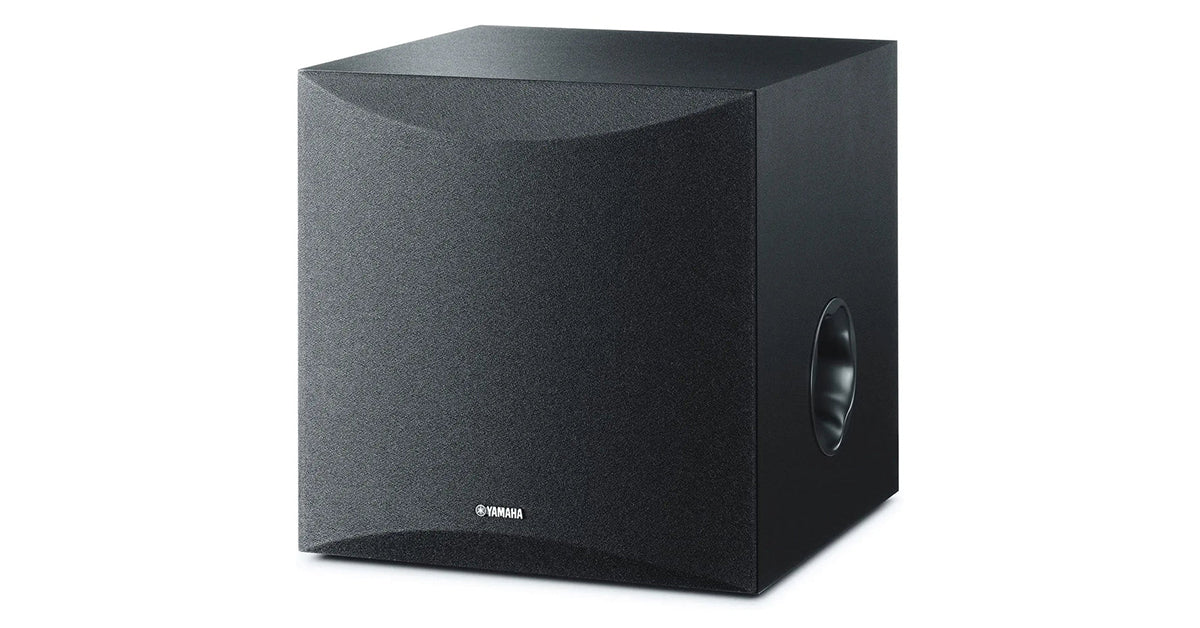 Yamaha NS-SW050BL 8" Cone Powered Subwoofer 100W 5 Ohms Stylish Black