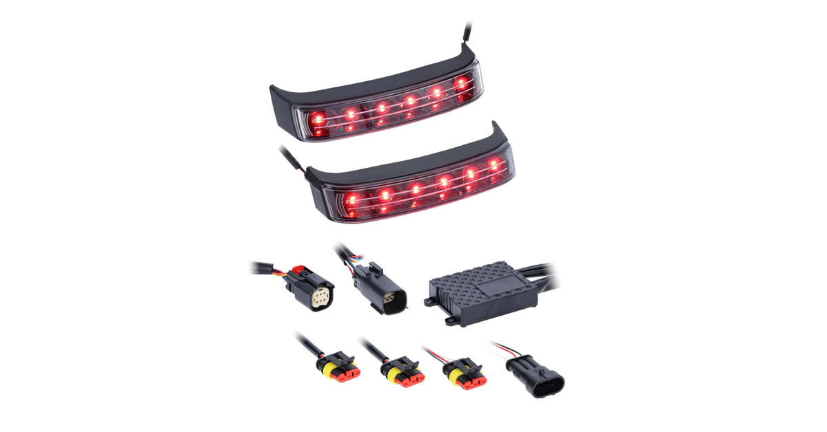 Metra BC-HDSBL-HD2 Saddlebag Accent LED Lights for Harley Davidson Touring with Hard bags 2014-Up