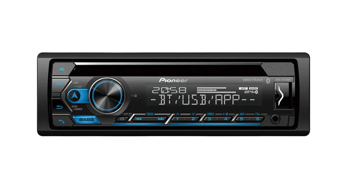 Pioneer DEH-S4220BT CD Receiver with Smart Sync App, Mixtrax Built-in Bluetooth