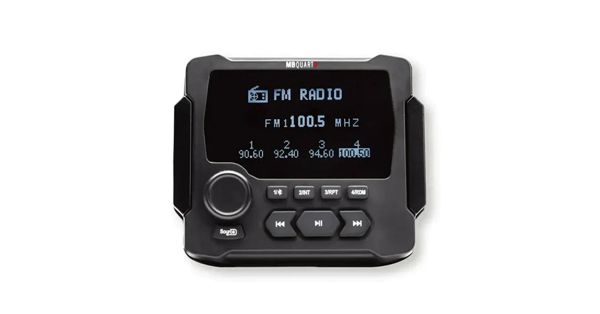 MB Quart GMR-LCD 3.5" LCD Marine/Off-Road Multimedia Receiver Am/FM/Bluetooth