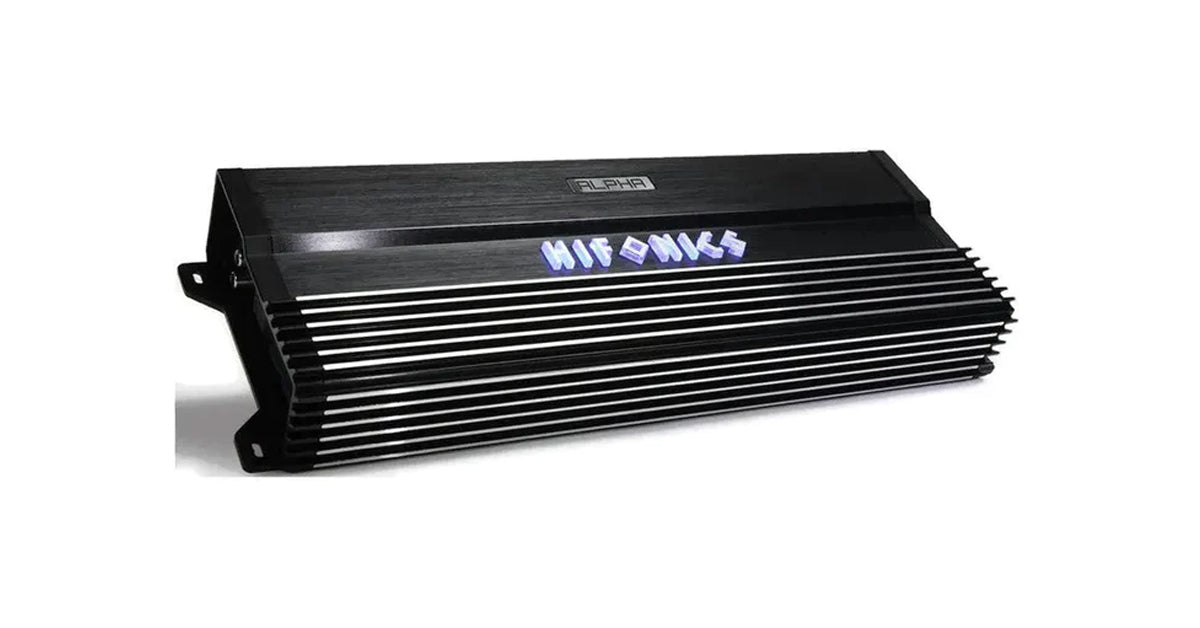 Hifonics A3000.1D ALPHA Compact 3000 Watt 1 Ohm Stable Monoblock Car Amplifier