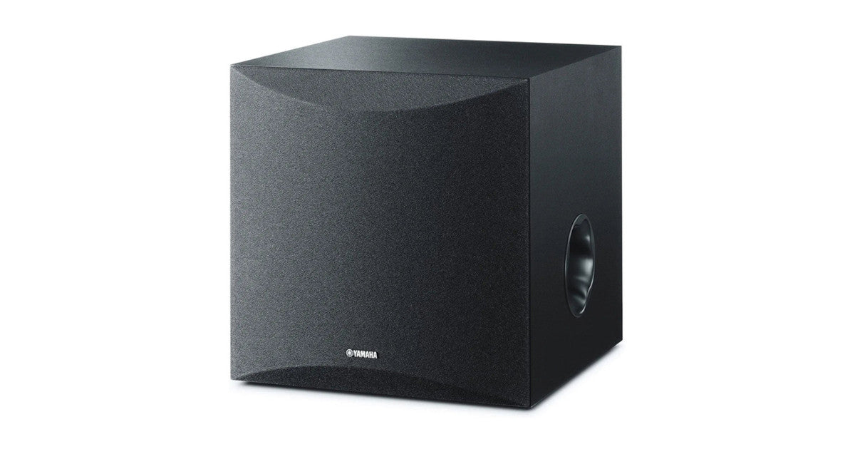 Yamaha NS-SW050BL 8" Cone Powered Subwoofer 100W 5 Ohms Stylish Black