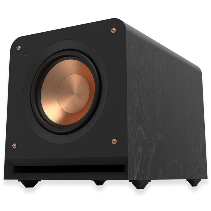 Klipsch RP-1000SW 10" 600W Home Audio High Excursion Powered Subwoofer with Built-In Amplifier